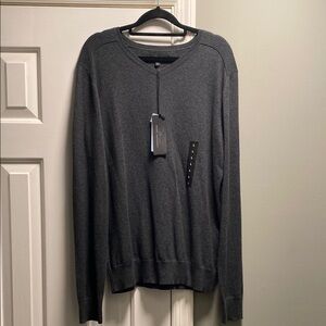 Marc Anthony Gray V-Neck Sweater
